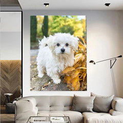 5D DIY Diamond Painting Lovely Dog Embroidery Kit