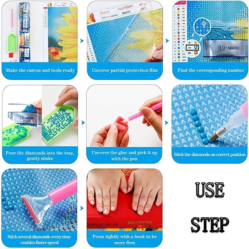 5D DIY Frog On Toilet Diamond Painting Kit
