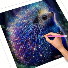 Glowing Hedgehog 5D Diamond Painting Kit for Adults DIY Embroidery Craft