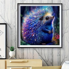 Glowing Hedgehog 5D Diamond Painting Kit for Adults DIY Embroidery Craft