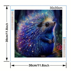 Glowing Hedgehog 5D Diamond Painting Kit for Adults DIY Embroidery Craft