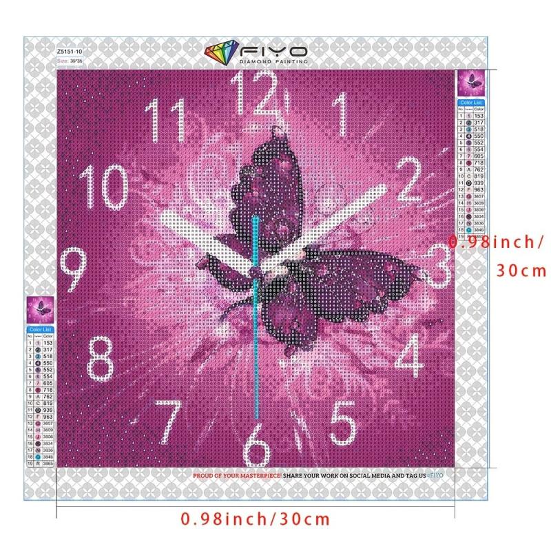 5D Butterfly Rhinestone Painting Kit DIY Diamond Art Kit