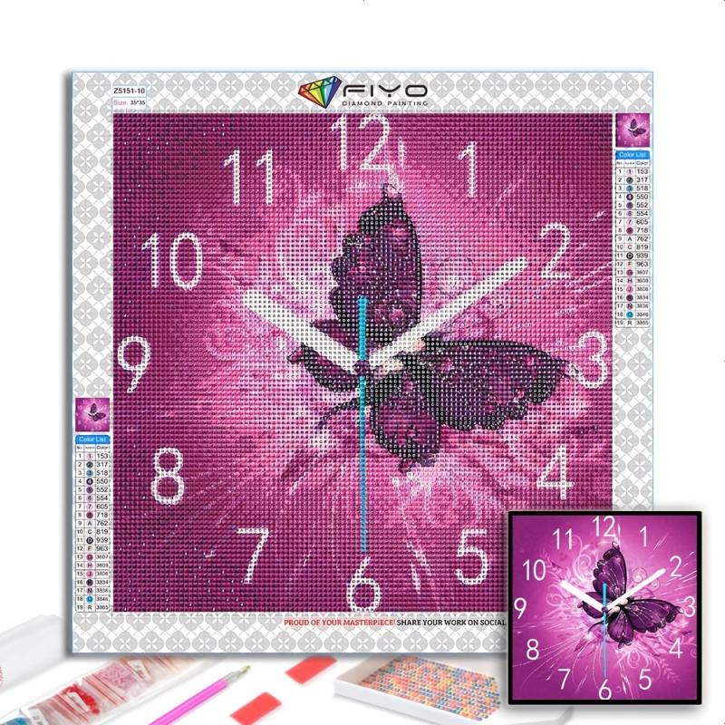 5D Butterfly Rhinestone Painting Kit DIY Diamond Art Kit