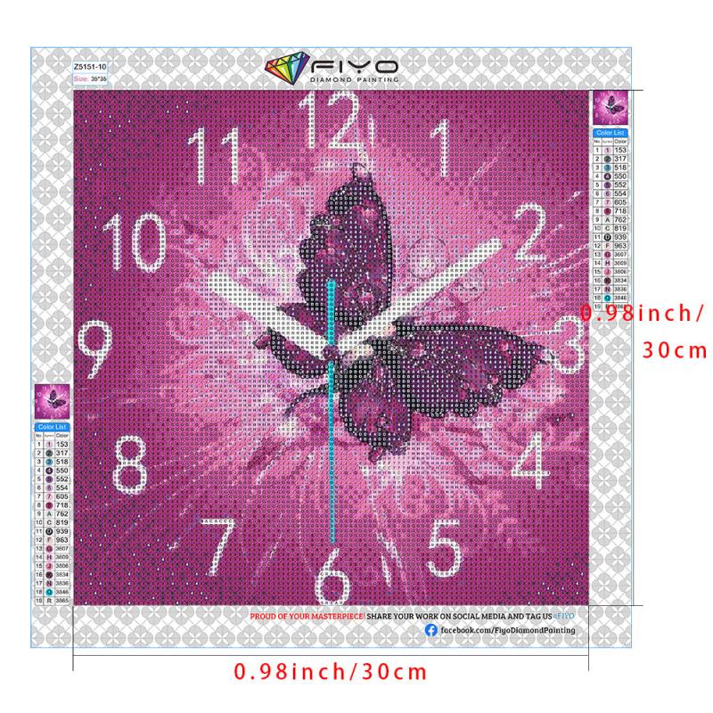 5D Butterfly Rhinestone Painting Kit DIY Diamond Art Kit