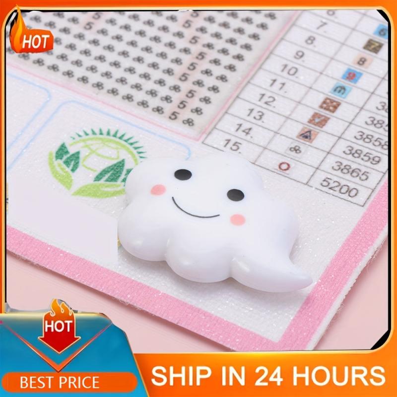 Multifunction Clouds Diamond Painting Magnet Cover Minders