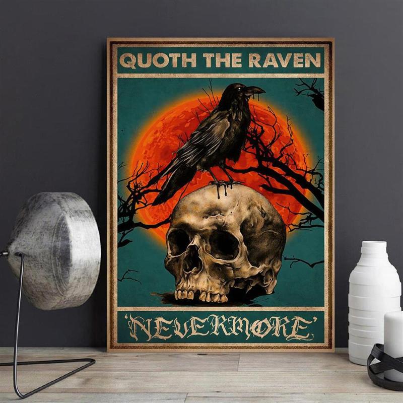 Canvas Poster Halloween Art Horror Decor Ideal Gift For Bedroom Living Room