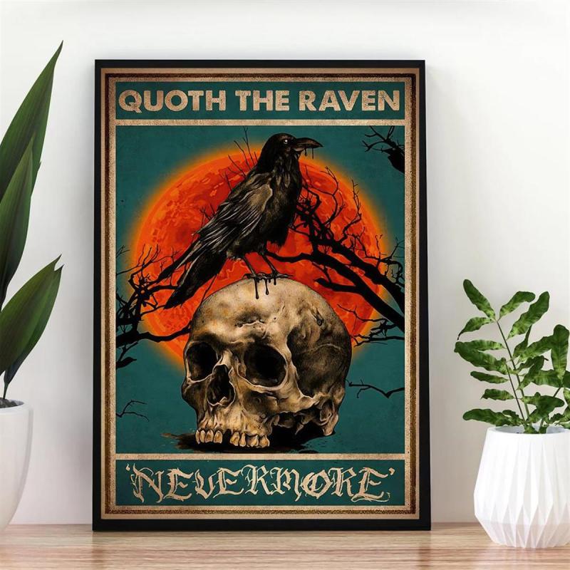 Canvas Poster Halloween Art Horror Decor Ideal Gift For Bedroom Living Room