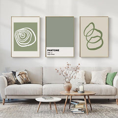 3pcs Modern Silk Wall Art Print Home Decor For Living Room 15.7x19.6