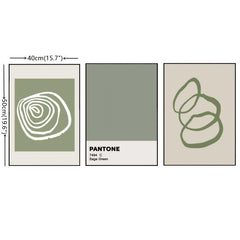 3pcs Modern Silk Wall Art Print Home Decor For Living Room 15.7x19.6