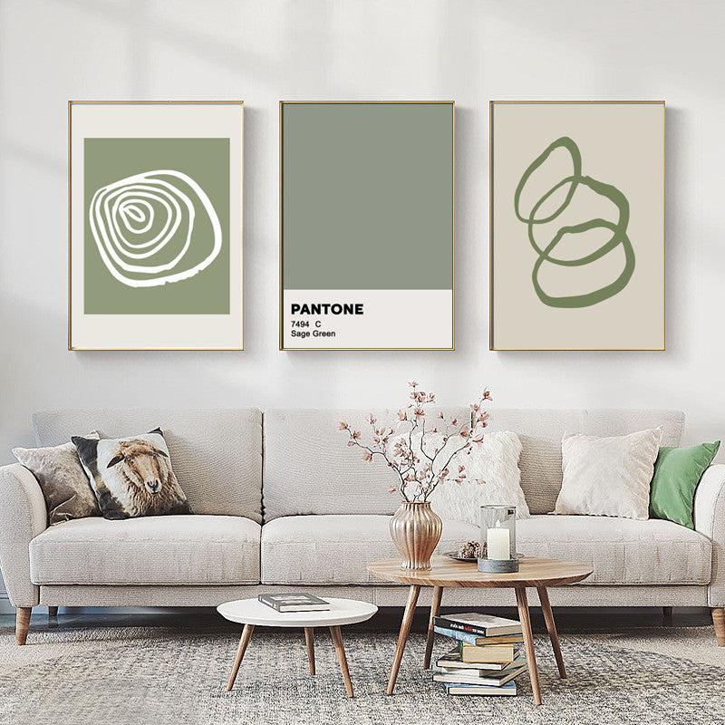 3pcs Modern Silk Wall Art Print Home Decor For Living Room 15.7x19.6
