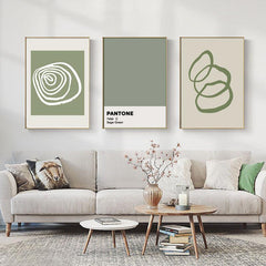 3pcs Modern Silk Wall Art Print Home Decor For Living Room 15.7x19.6