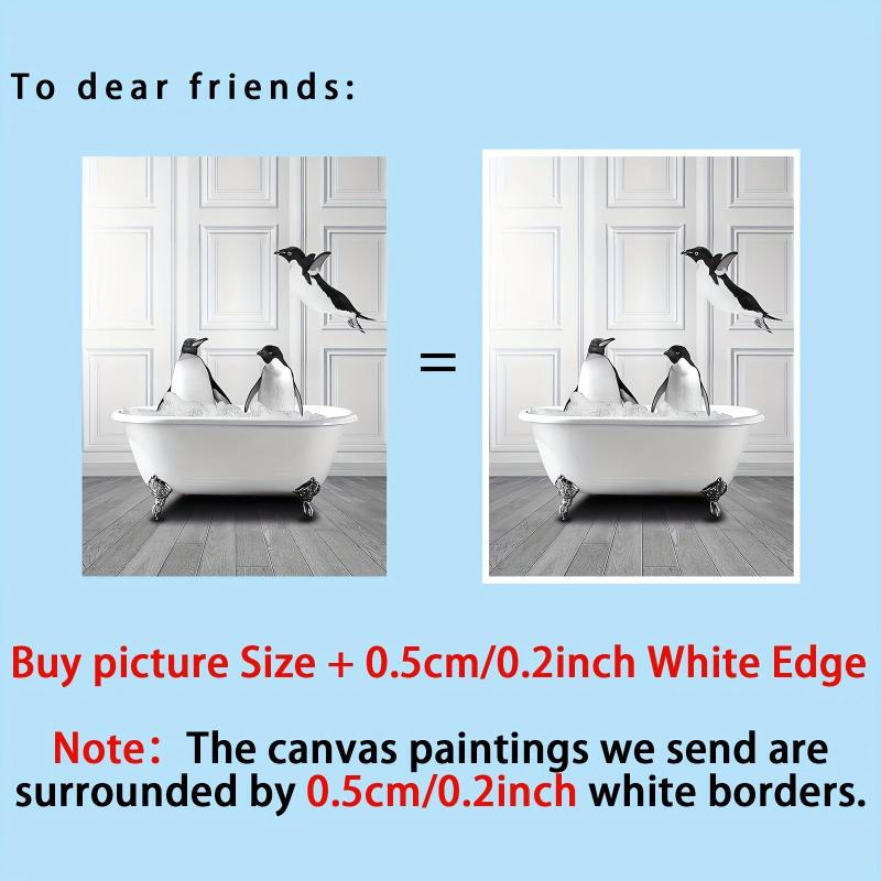 Funny Bathroom Wall Decor - Unique Guest Bathroom Art