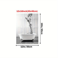 Funny Bathroom Wall Decor - Unique Guest Bathroom Art