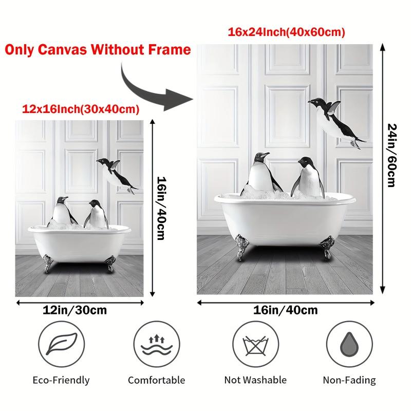 Funny Bathroom Wall Decor - Unique Guest Bathroom Art