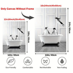 Funny Bathroom Wall Decor - Unique Guest Bathroom Art
