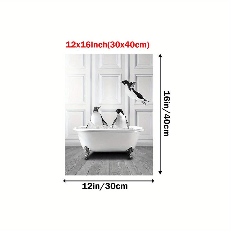 Funny Bathroom Wall Decor - Unique Guest Bathroom Art
