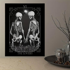Halloween Canvas Poster Modern Art Skeleton Poster