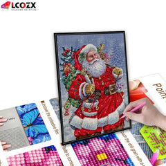 Santa Claus Christmas DIY Rhinestone Painting Kit
