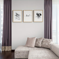 3pcs Abstract Love and Lover Painting Cores for Home