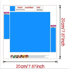 Chinese Zodiac Diamond Art Dragon DIY Full Drill Round Diamond Painting Kit