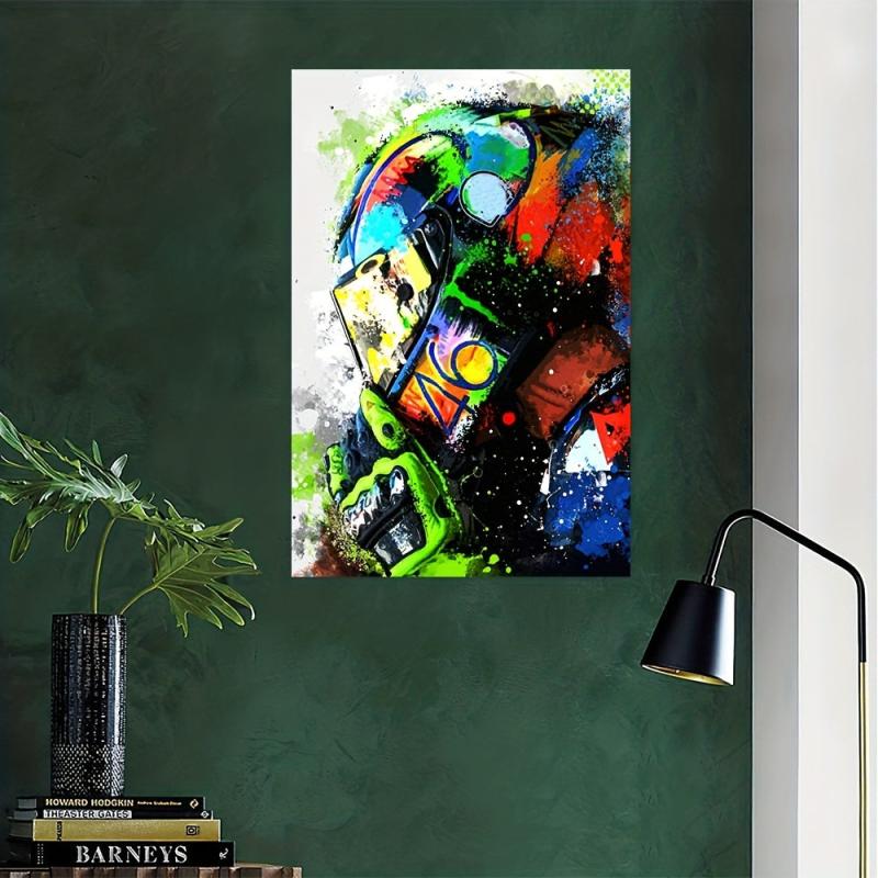 Motorcycle Painting On Canvas Wall Art for Home Wall Decor