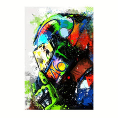 Motorcycle Painting On Canvas Wall Art for Home Wall Decor