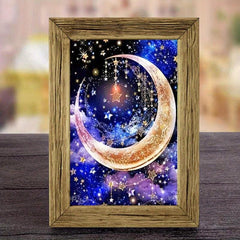 DIY Diamond Painting Moon Rose 7.87inch Hand Home Gift