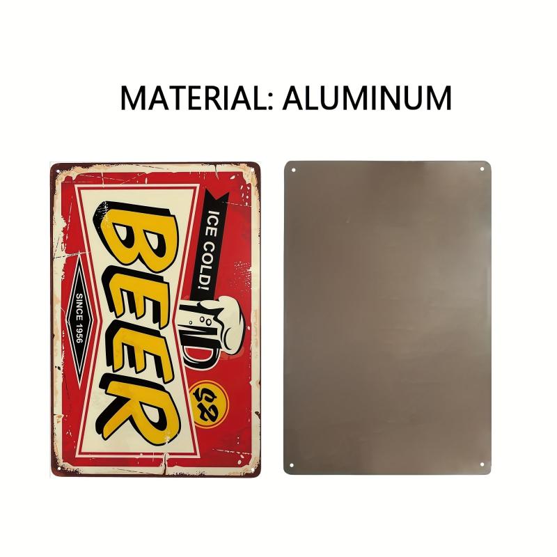 Metal Aluminum Sign Come In We're Open Store Bar Open And Cheers Bar Signs