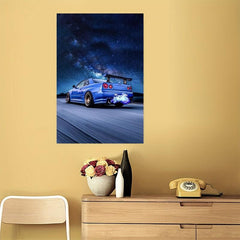 Car Painting On Canvas Wall Artwork for Home Decor