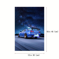 Car Painting On Canvas Wall Artwork for Home Decor