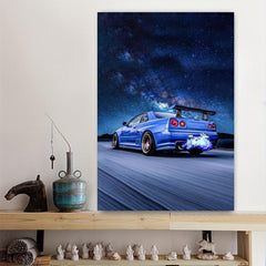 Car Painting On Canvas Wall Artwork for Home Decor