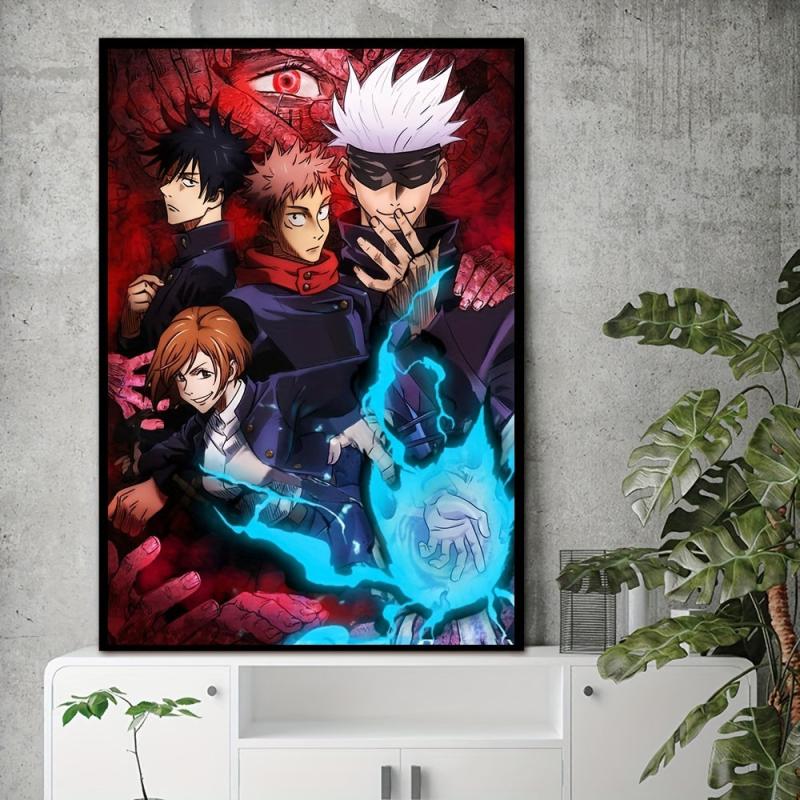 Japanese Anime Character Painting on Canvas Wall Art