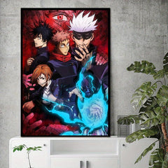 Japanese Anime Character Painting on Canvas Wall Art