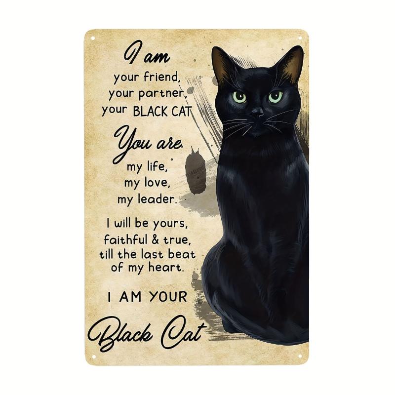 Vintage Tin Sign Whiskered Angels Cat Lover's Gift