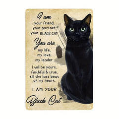 Vintage Tin Sign Whiskered Angels Cat Lover's Gift