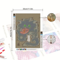 5D DIY Diamond Painting Animal Big Ear Monster Embroidery Kit
