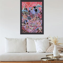 Y2k Art Chaos Poster Canvas Art Room Decoration Painting