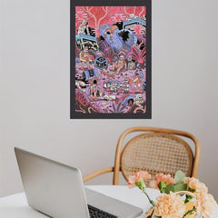 Y2k Art Chaos Poster Canvas Art Room Decoration Painting