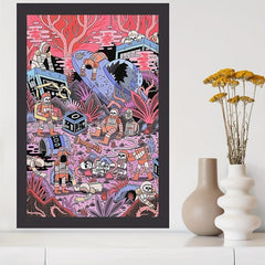 Y2k Art Chaos Poster Canvas Art Room Decoration Painting