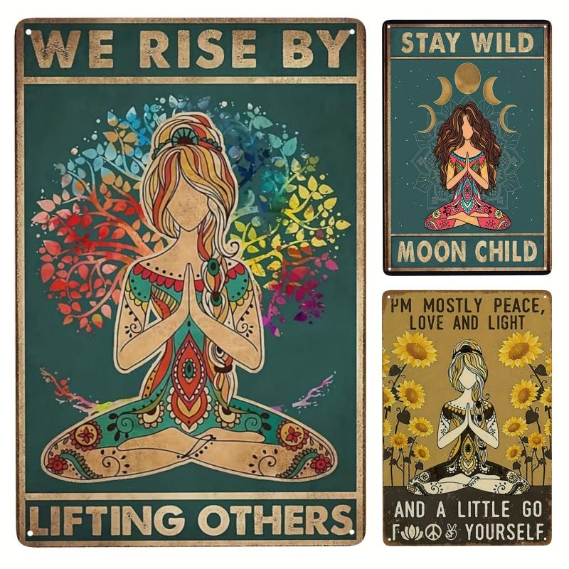 Moon Decor Gift Tin Sign Stay Wild Moon Child Witch And Witchy Decor Kitchen Met