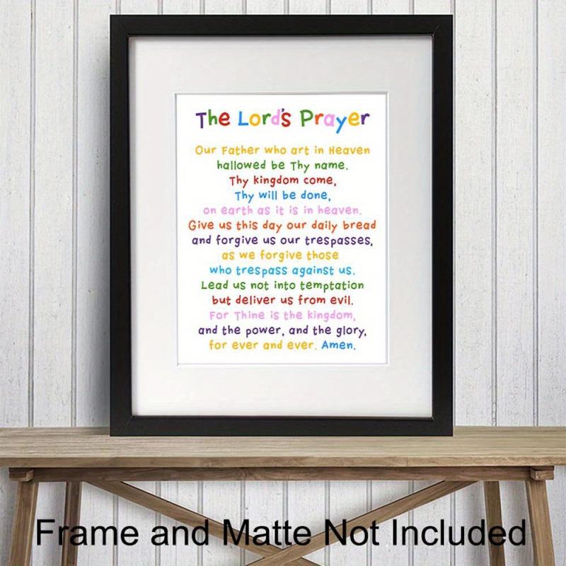 Canvas Poster Modern Religion Art Decor For Church Sunday School Classroom