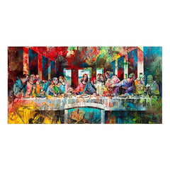 Modern Artistic Graffiti The Last Supper Home Decorative Painting