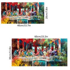 Modern Artistic Graffiti The Last Supper Home Decorative Painting