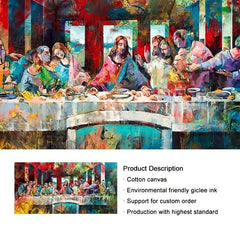 Modern Artistic Graffiti The Last Supper Home Decorative Painting