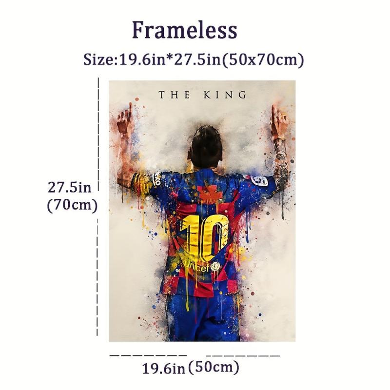 Football Star Canvas Poster Modern Art Home Decoration Gift