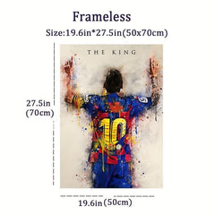 Football Star Canvas Poster Modern Art Home Decoration Gift