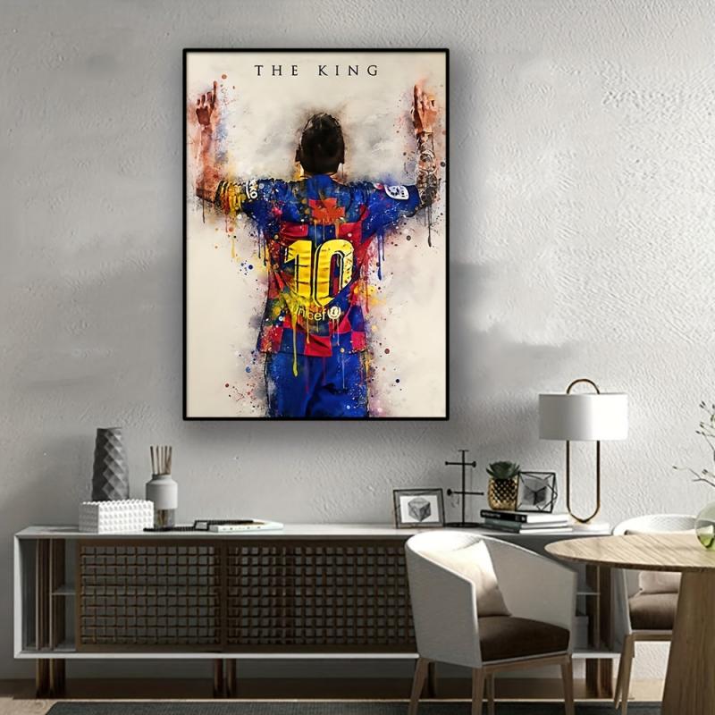 Football Star Canvas Poster Modern Art Home Decoration Gift
