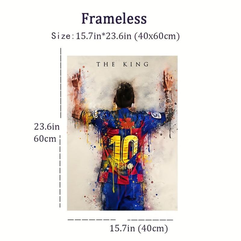 Football Star Canvas Poster Modern Art Home Decoration Gift