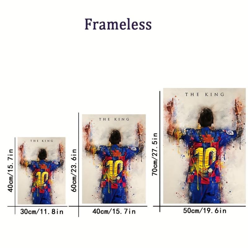 Football Star Canvas Poster Modern Art Home Decoration Gift
