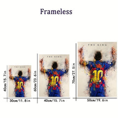 Football Star Canvas Poster Modern Art Home Decoration Gift